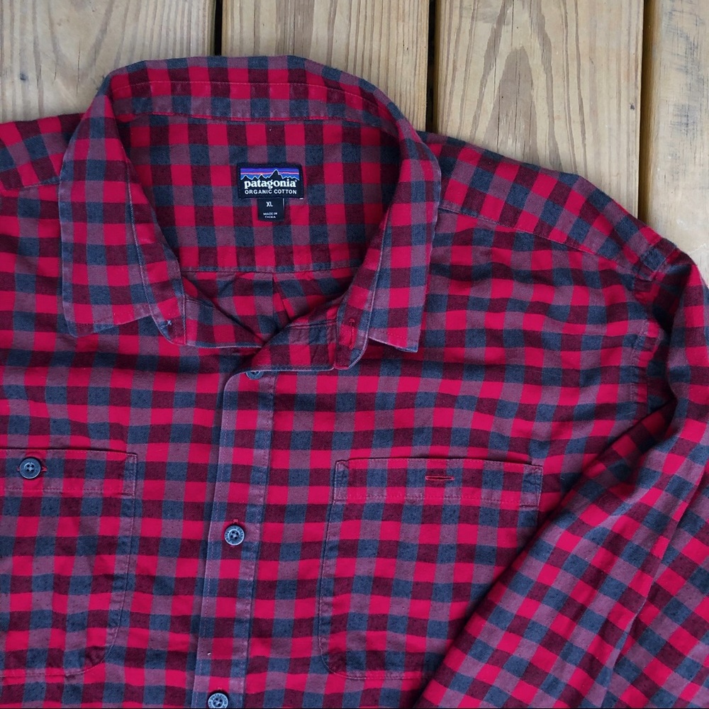 Men’s Patagonia Red & Black Flannel
